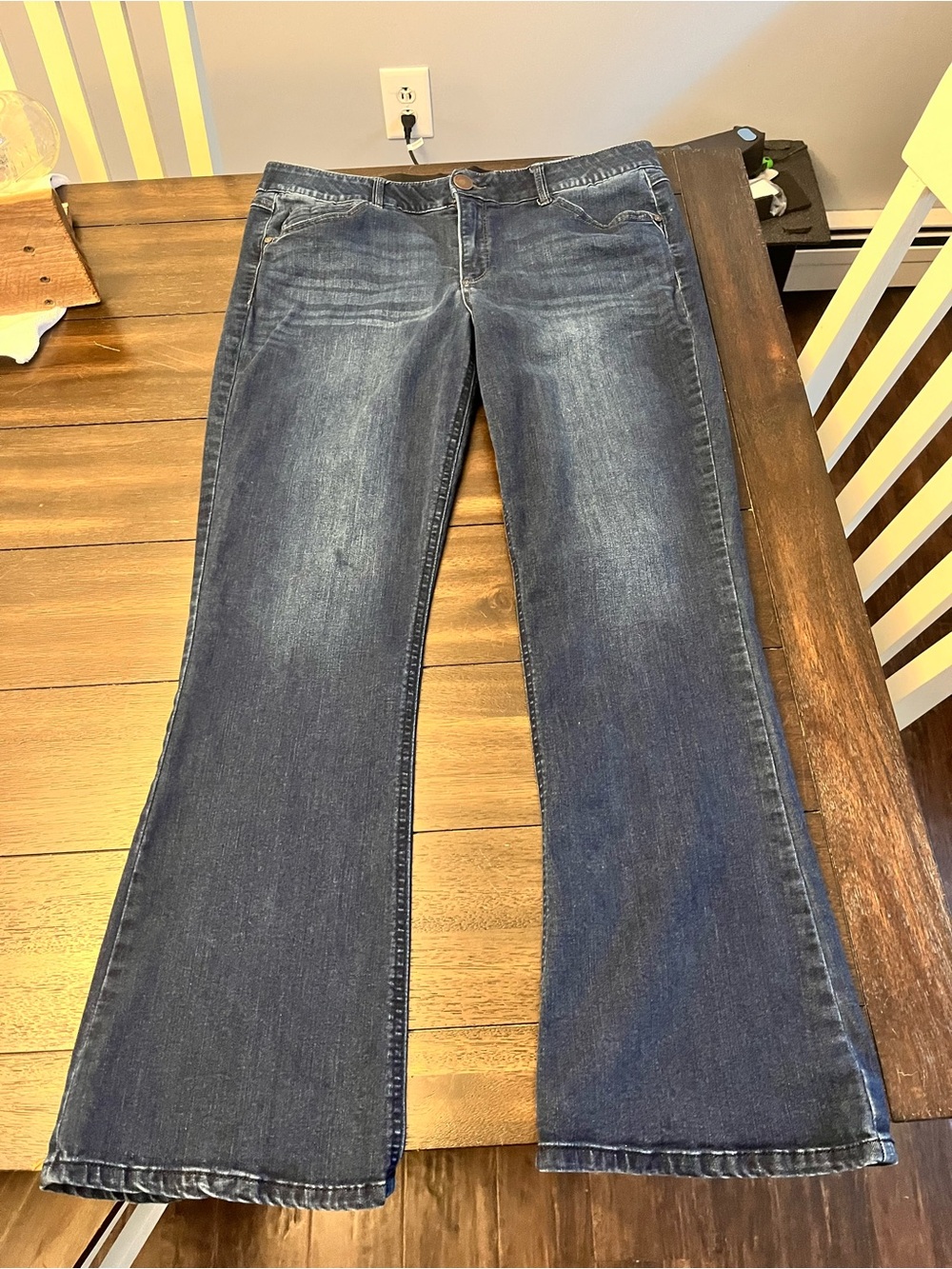Democracy “Ab” Solution Jeans in Dark Blue Wash